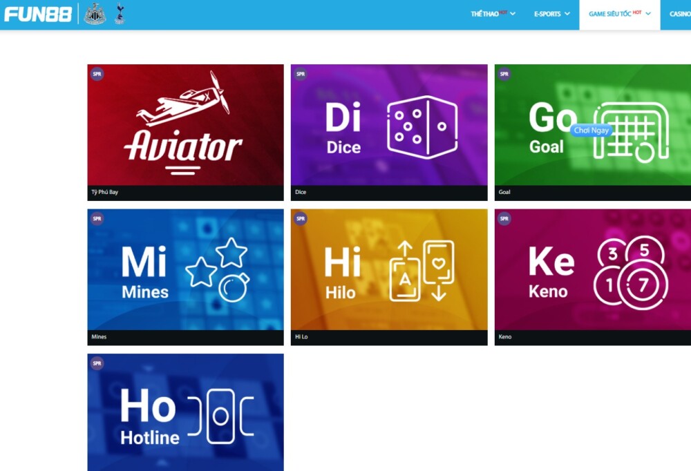 Game siêu tốc fun88 Game siêu tốc fun88