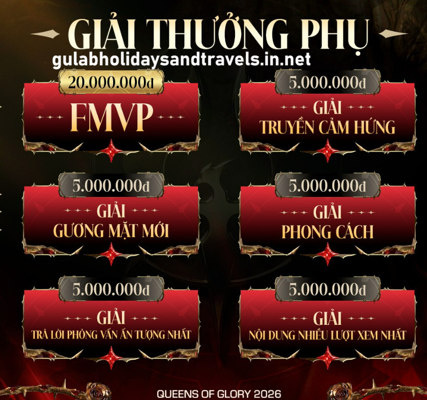 Lịch thi đấu Queens of Glory 29/04 Liên Quân 5 he lo giai thuong queens of glory 2026